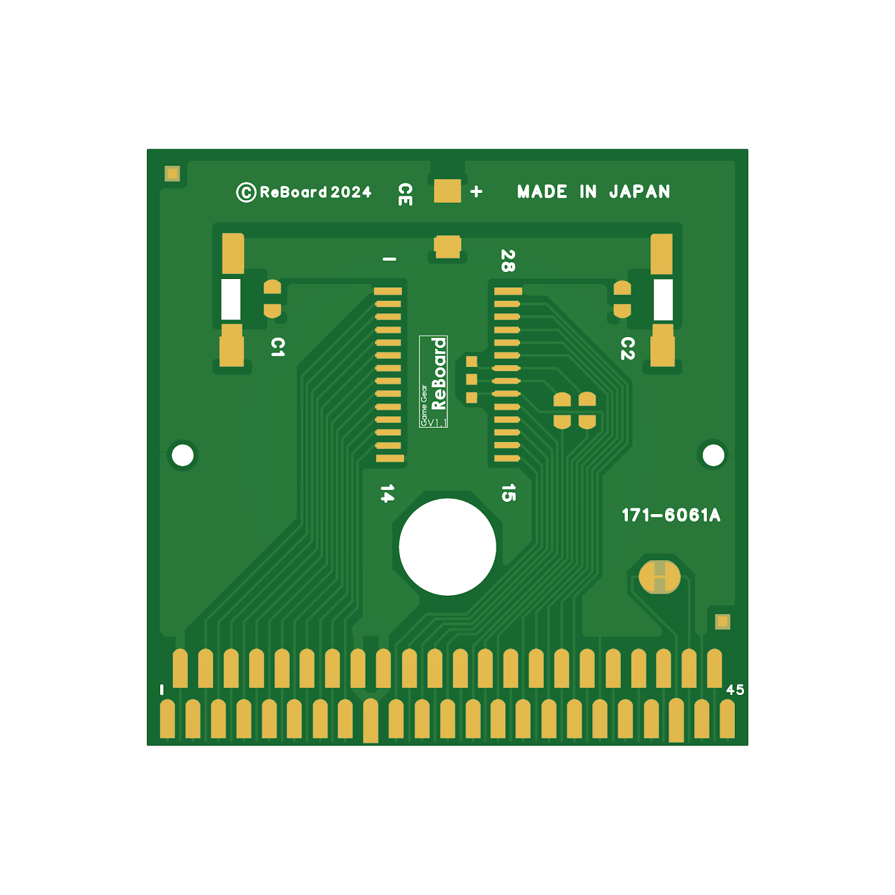 PCB ReBoard 2 en 1 pour Game Gear PCB ReBoard 2 en 1 pour Game Gear
